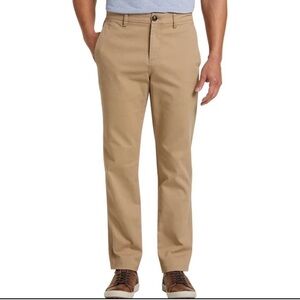 Joseph Abboud Khaki / Tan Men’s Stretch Cotton Blend Chino Pants Sz 40 x 32 NWT